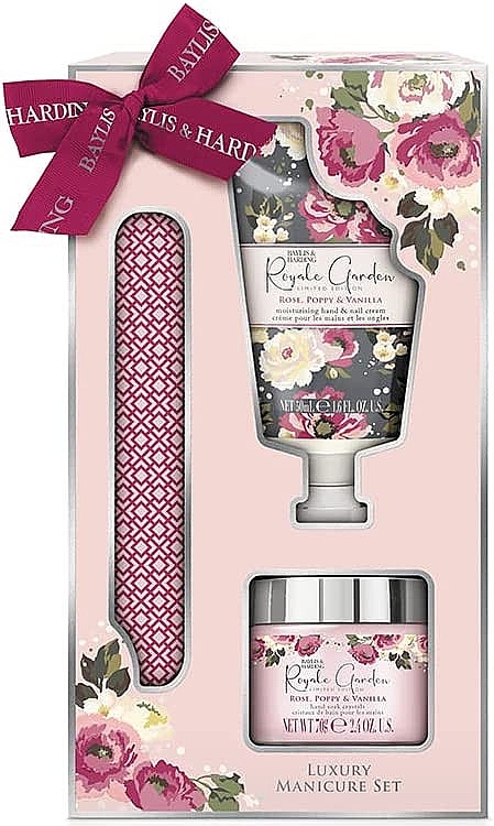 Set - Baylis & Harding Royale Garden Rose Poppy & Vanilla Luxury Manicure — photo N1