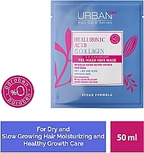 Hyaluronic Acid Hair Mask - Urban Care Hyaluronic Acid & Collagen Pre-Hair Mask — photo N2