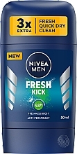 Men Antiperspirant Stick - Nivea Men Fresh Kick 48H Antiperspirant — photo N1