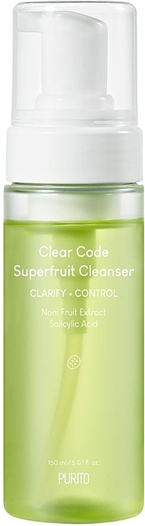 ディープ クレンジング フォーム - Purito Clear Code Superfruit Cleanser	 — photo N1