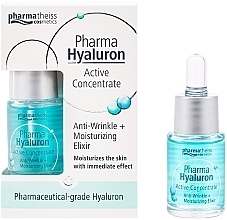 Active Hyaluron + Hydration Face Serum - Pharma Hyaluron Pharmatheiss Cosmetics Active Concentrate Anti-wrinkle + Moisturizing Elixir — photo N3