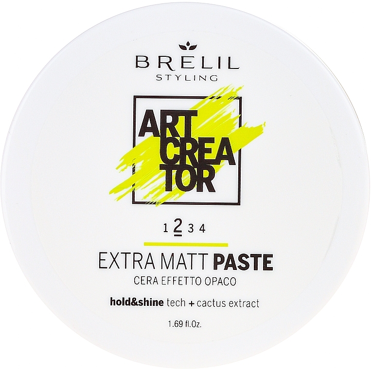 Extra Matte Effect Paste - Brelil Art Creator Extra Matt Paste — photo N1