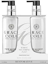 Fragrances, Perfumes, Cosmetics キット - Grace Cole White Nectarine & Pear (h/wash/300ml + h/lot/300ml)