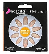 Fragrances, Perfumes, Cosmetics False Nails, 24 pcs - Nascita Professional Stiletto Nail