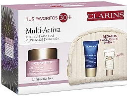 Fragrances, Perfumes, Cosmetics Set - Clarins Multi-Active Set (f/cr/50ml + n/f/cr/15 + primer/5ml + bag/1pcs)