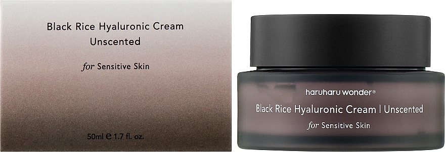 Face Cream - Haruharu Wonder Black Rice Hyaluronic Cream Unscented — photo N2