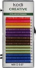 Fragrances, Perfumes, Cosmetics Creative Collection D 0.07 Colored False Eyelashes (16 rows: 12 mm) - Kodi Professional