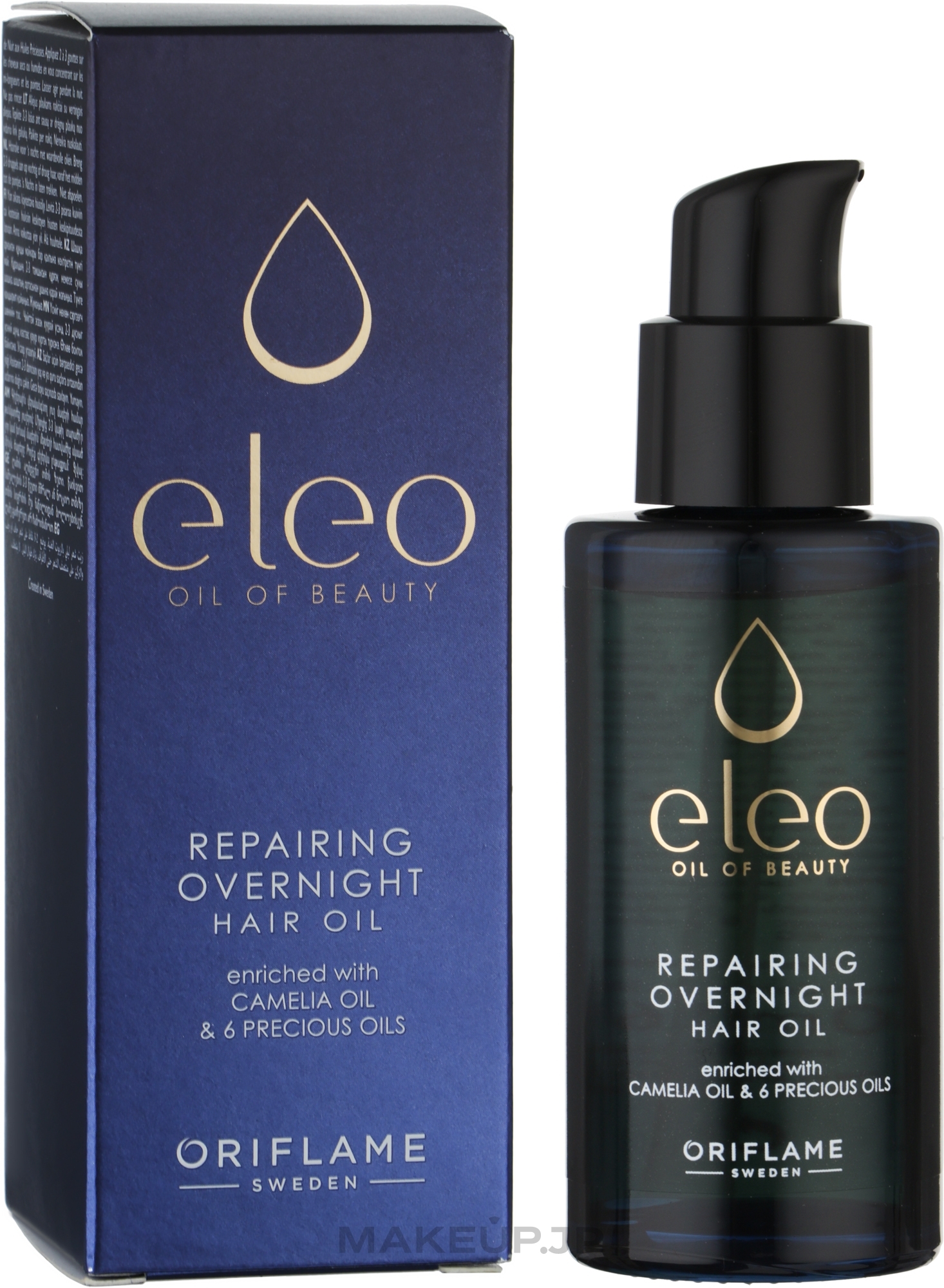 Repairing Overnight Hair Oil - Oriflame Eleo Repairing Overnight Hair Oil — photo 50 ml