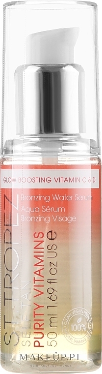 GIFT! Vitamin Bronzing Face Serum - St. Tropez Self Tan Purity Vitamins Bronzing Water Face Serum — photo N1