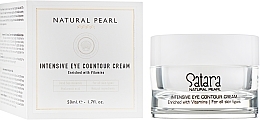 Fragrances, Perfumes, Cosmetics Intensive Eye Contour Cream - Satara Natural Pearl Intensive Eye Countour Cream