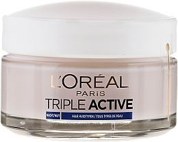 Moisturizing Night Cream for all Skin Types - L'Oreal Triple Active Hydrating Night Cream 24H For All Skin Types — photo N4
