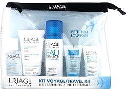 Fragrances, Perfumes, Cosmetics Set - Uriage Travel Kit The Essentials (micellaire/50ml + cream/50ml + water/50ml + scrub/15ml + cream/15ml)