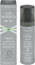 Fragrances, Perfumes, Cosmetics Men Face Cream with Hyaluronic Acid - L'Erbolario Face Cream Hyaluronic Acid for Him