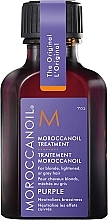 Violet Oil for Blonde, Lightened & Grey Hair - Moroccanoil Treatment Purple — photo N1