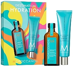 Fragrances, Perfumes, Cosmetics Set - MoroccanOil Destination Hydration Hair & Body Set (w/oil/100ml + h/cr/100ml)