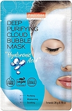 Facial Bubble Mask with Hyaluronic Acid - Purederm Deep Purifying Cloud Bubble Mask Hyaluronic Acid — photo N1