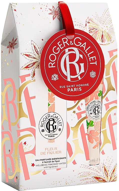 Roger & Gallet Fleur de Figuier Wellbeing Fragrant Water - Set (f/water/30ml + h/cr/30ml) — photo N1