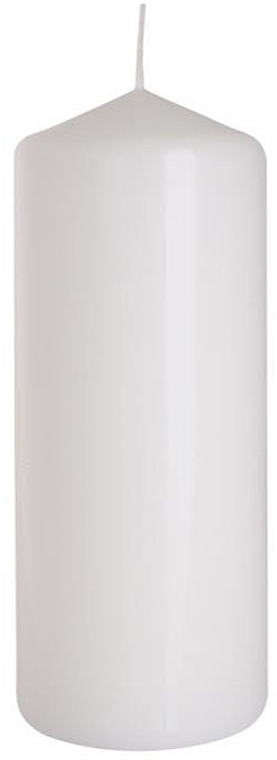 Cylindrical Candle 60x150 mm, white - Bispol — photo N1