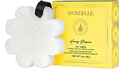 Reusable Foaming Bath Sponge - Spongelle Honey Blossom Boxed Flower Body Wash Infused Buffer — photo N1