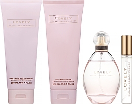 Sarah Jessica Parker Lovely - Set (edp/100ml + edp/15ml + sh/gel/200ml + b/l/200ml) — photo N2