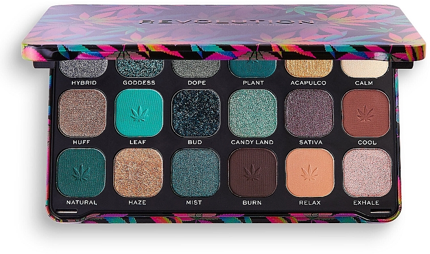 Eyeshadow Palette - Makeup Revolution Forever Flawless Chilled Eyeshadow Palette — photo N1