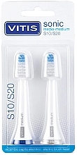 Fragrances, Perfumes, Cosmetics Replaceable Brush Heads - Vitis Sonic S10/S20 Medium Refill Teeth