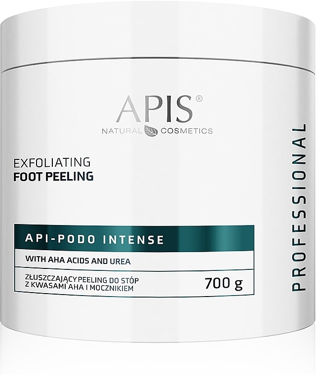 AHA and Urea Exfoliating Foot Scrub - Apis Professional Api-Podo Intense Exfoliating Foot Peeling — photo N1