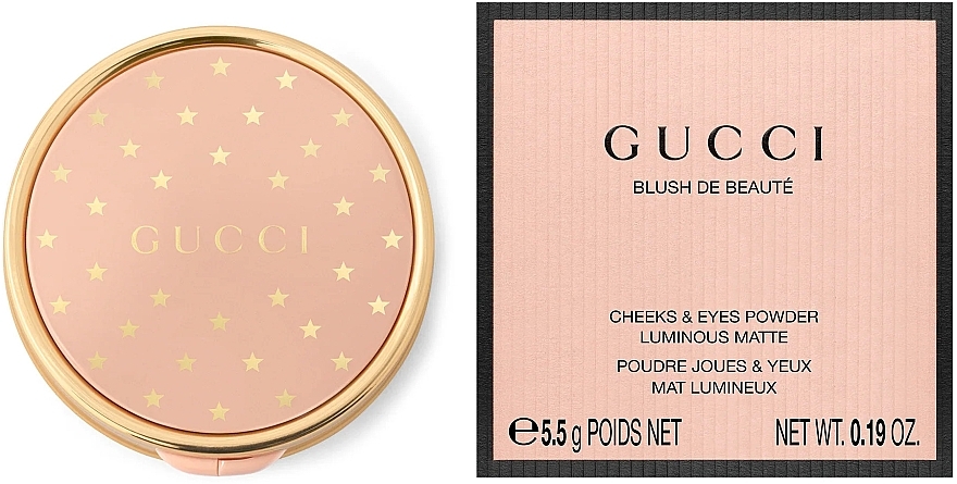 Powder Blush - Gucci Cheeks Eyes Powder Luminous Matte — photo N1