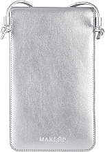 Crossbody Phone Case "Cross", silver - MAKEUP Phone Case Crossbody Silver — photo N4