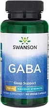 Gamma Aminobutyric Acid, 750 mg - Swanson Gamma Aminobutyric Acid Maximum Strength — photo N1