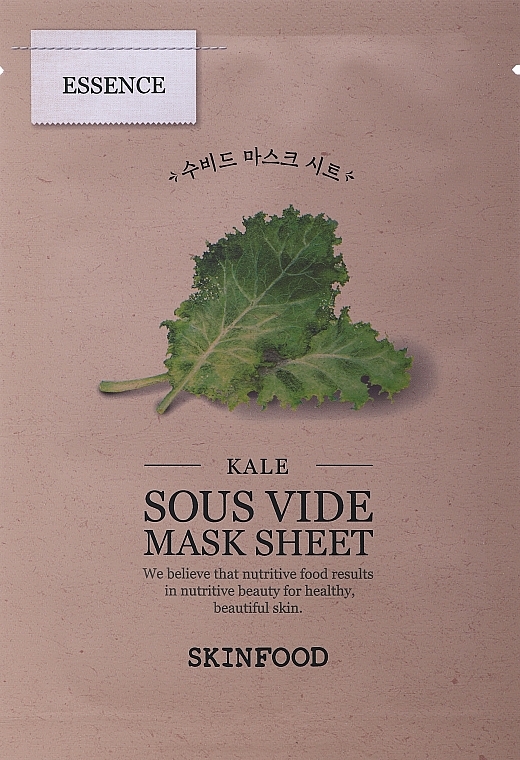 Facial Sheet Mask - Skinfood Kale Sous Vide Mask Sheet — photo N1