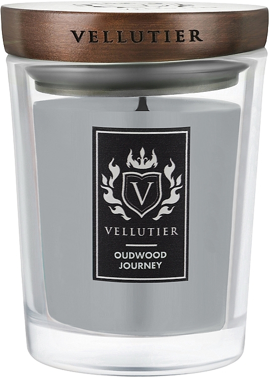 Oudwood Scented Candle - Vellutier Oudwood Journey — photo N4