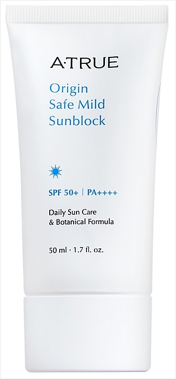 Safe Mild Sunblock Cream - A-True Origin Safe Mild Sunblock SPF50+/PA+++ — photo N2