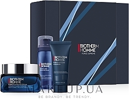 キット - Biotherm Homme Force Supreme (cr/50ml + cl/gel/40ml + shaving/foam/50ml) — photo N1