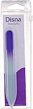 Fragrances, Perfumes, Cosmetics Glass Nail File, 13.8 cm, purple - Disna Pharma