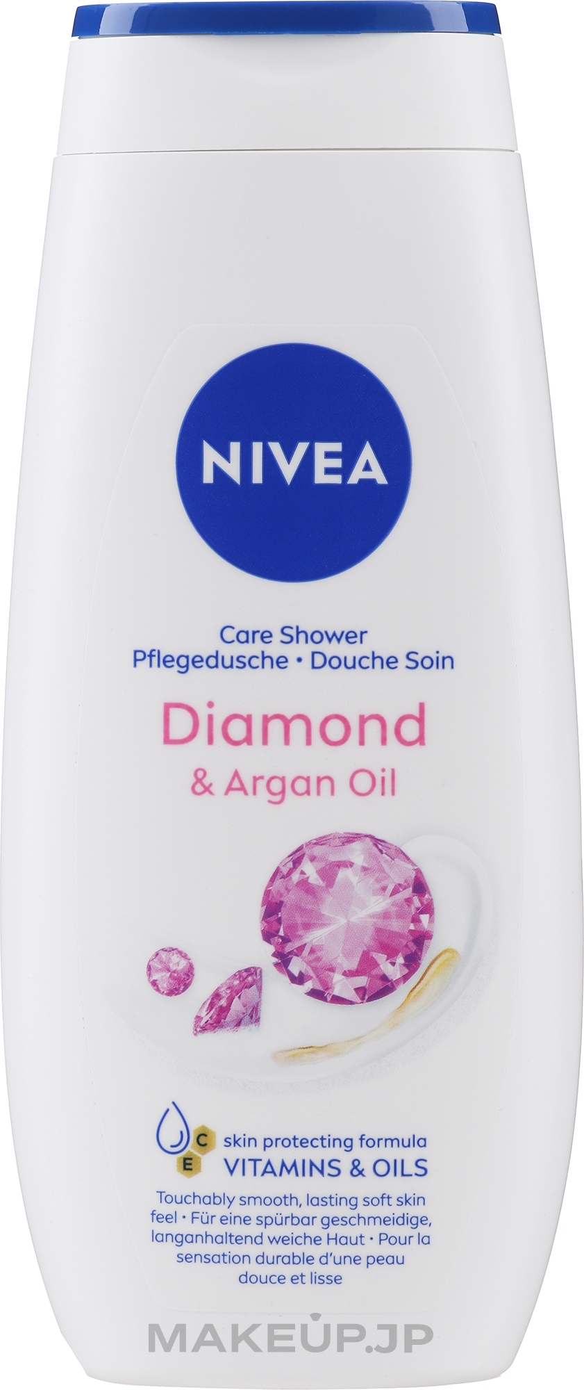 Shower Cream-Gel - NIVEA Care & Diamond Cream Shower Oil — photo 250 ml