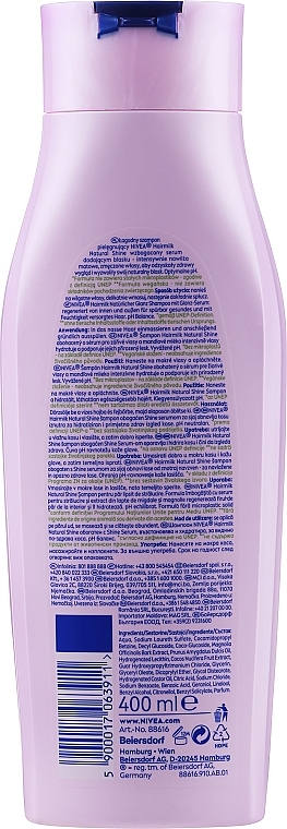 Milk Hair Shampoo - Nivea Hair Milk Natural Shine Ph-Balace Shampoo — photo N19