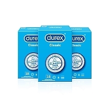 Condoms, 3x18 pcs - Durex Classic Pack — photo N1