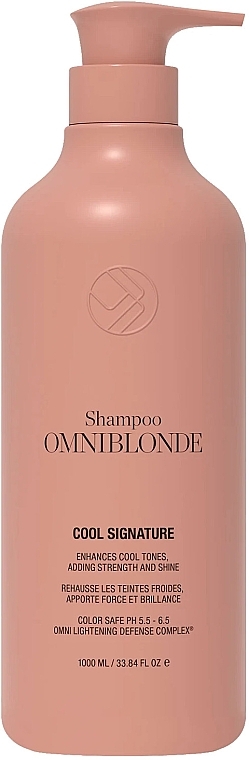 Cold Blonde Shampoo - Omniblonde Cool Signature Shampoo — photo N1