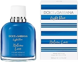 Dolce & Gabbana Light Blue Italian Love Pour Homme - Eau de Toilette — photo N1