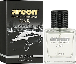 Fragrances, Perfumes, Cosmetics Car Air Freshener - Areon Luxury Car Perfume Long Lasting Air Freshener Silver