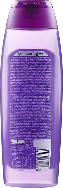 Shower Gel "Rhythms of Brazil" - Fa Ipanema Nights Shower Gel — photo N4