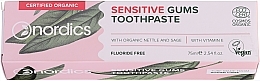 Fragrances, Perfumes, Cosmetics Sensitive Gums Toothpaste - Nordics Sensitive Gums Toothpaste