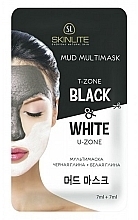 Fragrances, Perfumes, Cosmetics Multi-Mask 'Black Clay+White Clay' - Skinlite