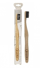Fragrances, Perfumes, Cosmetics Bamboo Toothbrush with Charcoal Bristles - Nordics Bamboo Toothbrush With Charcoal Bristles