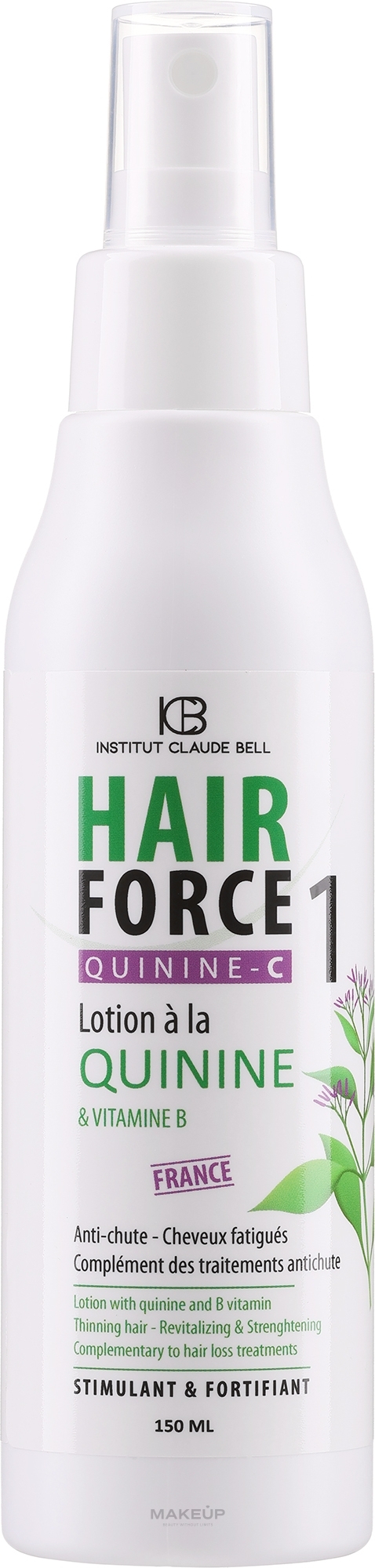 Quinine C Anti-Hair Loss Lotion - Institut Claude Bell Hair Force One Quinine C Lotion — photo 150 ml