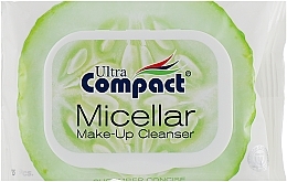 Wet Makeup Remover Wipes - Ultra Compact Micellar Make-Up Cleanser — photo N2