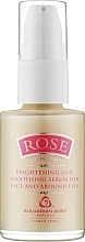 Fragrances, Perfumes, Cosmetics Brightening & Smoothing Face & Eye Serum - Bulgarian Rose Rose Original Brightening & Smoothing Face & Eye Serum