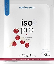 Fragrances, Perfumes, Cosmetics Whey Protein Isolate, unflavored - Nutriversum Iso Pro