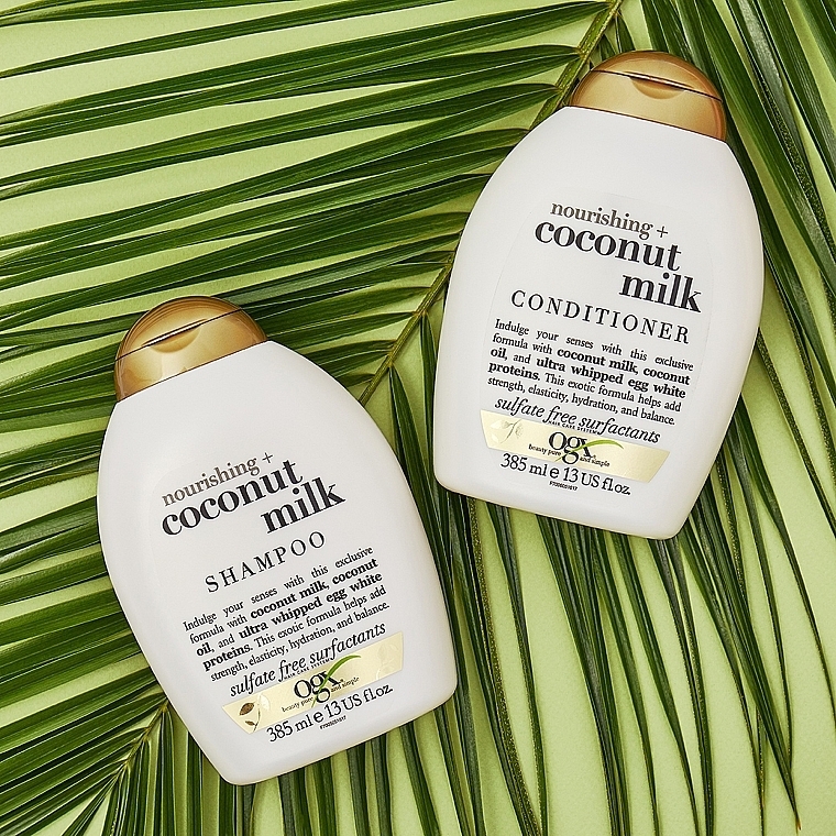 Coconut Milk Repairing Shampoo - OGX Nourishing Coconut Milk Shampoo — photo N11